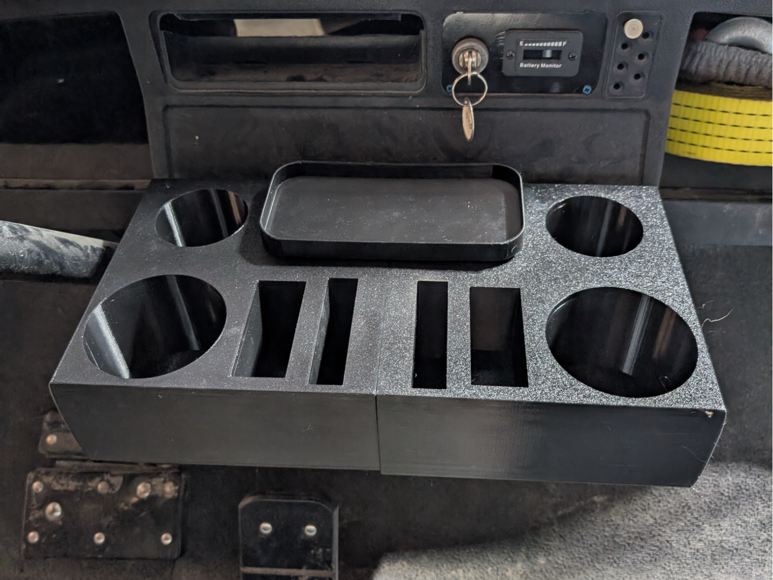 EZ-Go Golf Cart Custom Cup Holder Insert