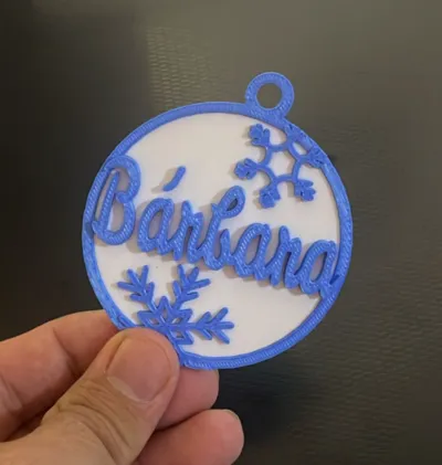 Barbara's Christmas Ornament