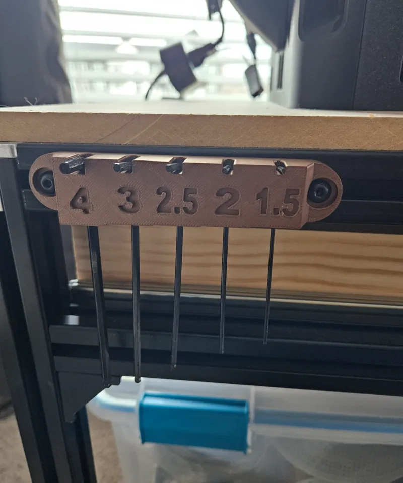 3030 Aluminum Extrusion Hex L-Key Holder