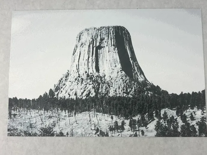 Devils Tower Wyoming Chroma