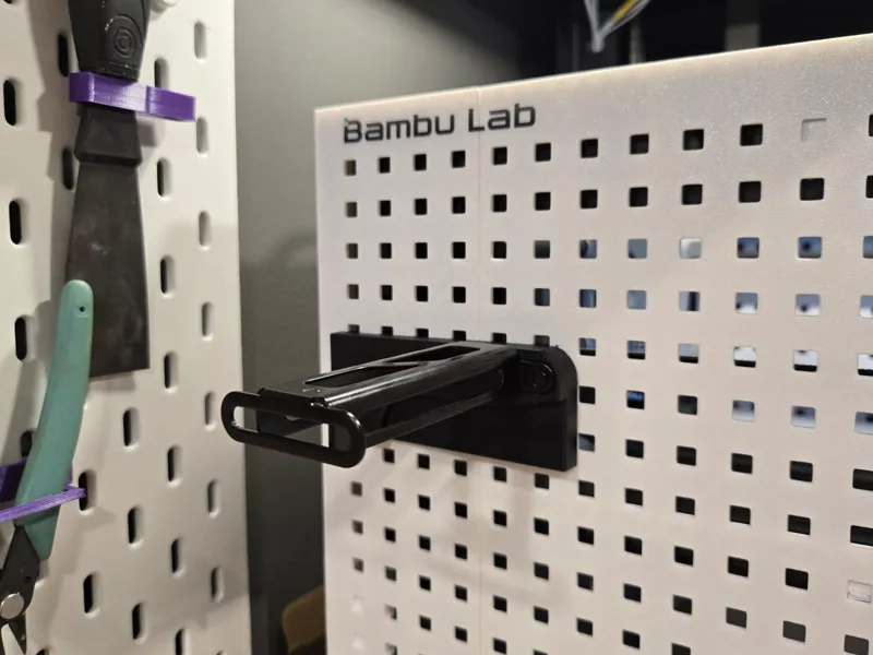 P1P Side Spool Mount for Pegboard Modplate