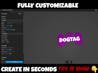 DogTag Generator (Bone)