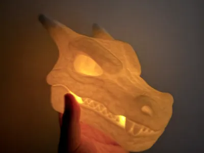 Charizard Skull, With Tea Light Option