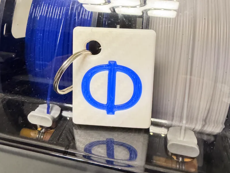 Phi NFC Schlüsselanhänger (Φ) | NFC Tag Holder