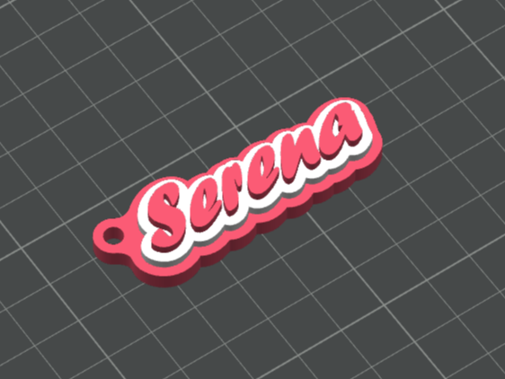 portachiavi Serena personalizzato