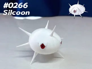 SILCOON宝可梦0266甲壳茧 分色打印