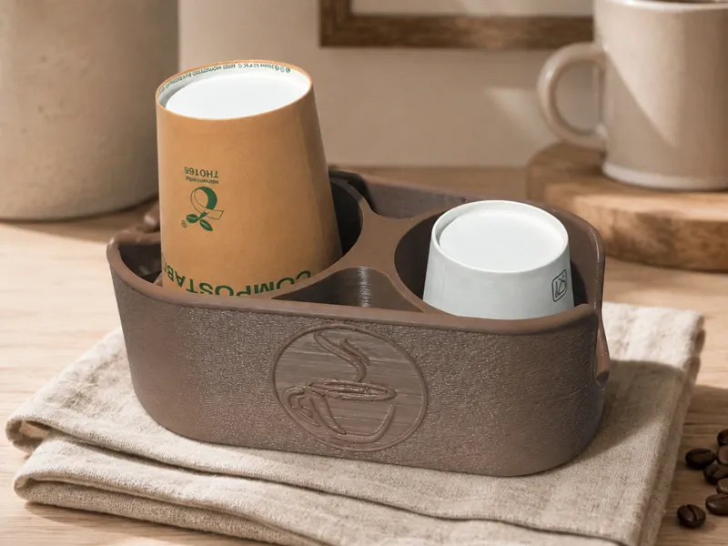 Portabicchieri Organizer per Angolo Caffè
