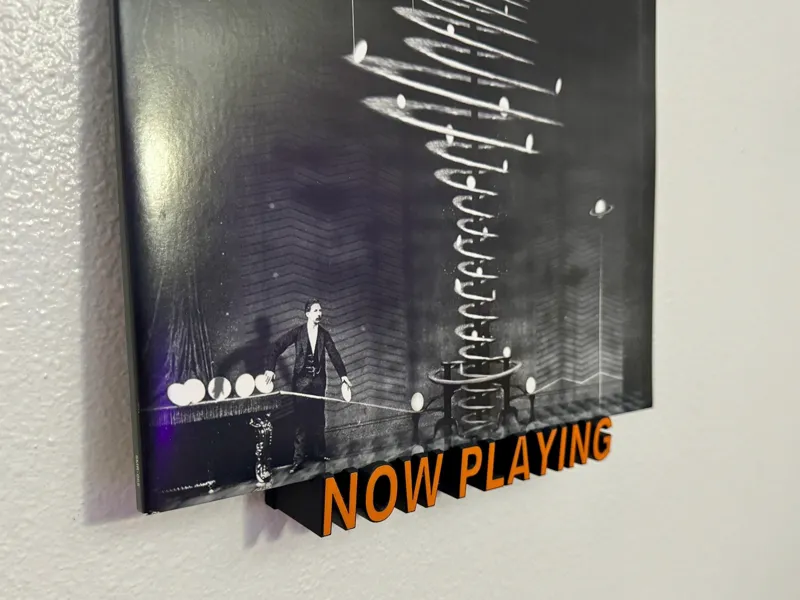 Now Playing Record Wall Mount