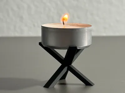 Elevated Flame - Minimalist Tealight Stand - 3g