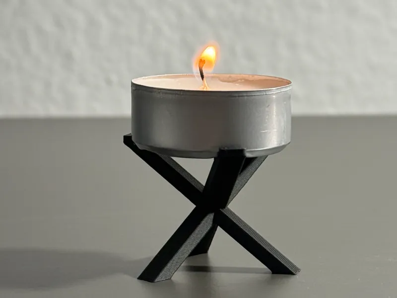 Elevated Flame - Minimalist Tealight Stand - 3g