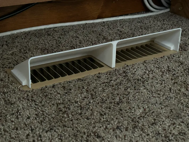 12" Floor Vent Air Diverter 