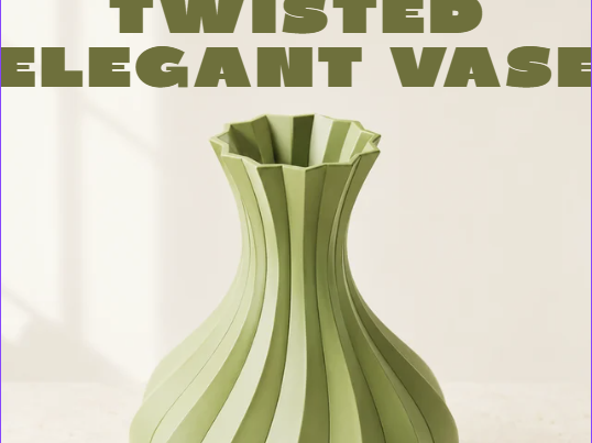 Twisted Elegant Vase 