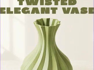 Twisted Elegant Vase 