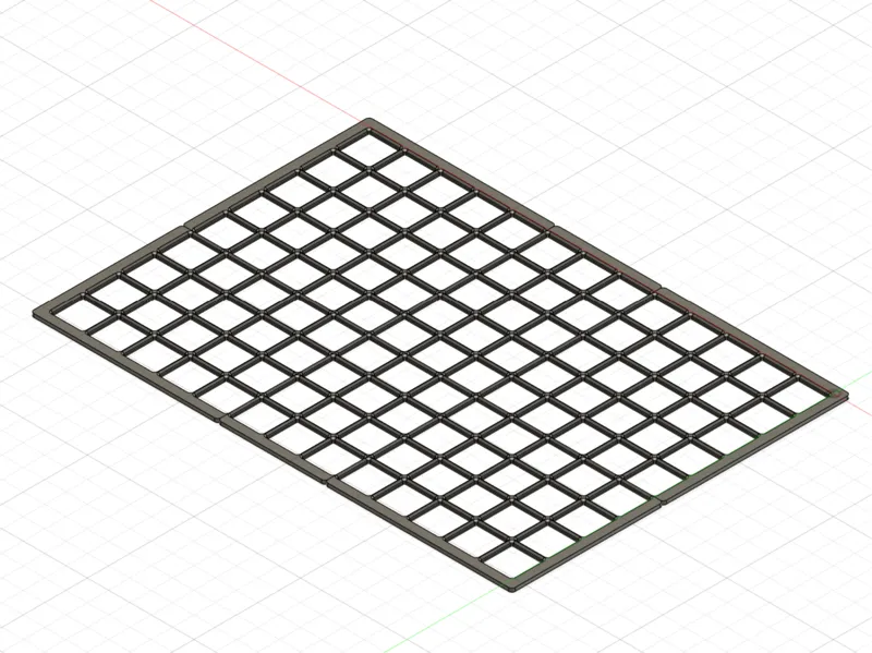 GridFinity Baseplate For Sidchrome tool box 
