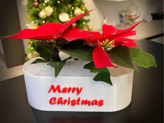 Christmas Vase