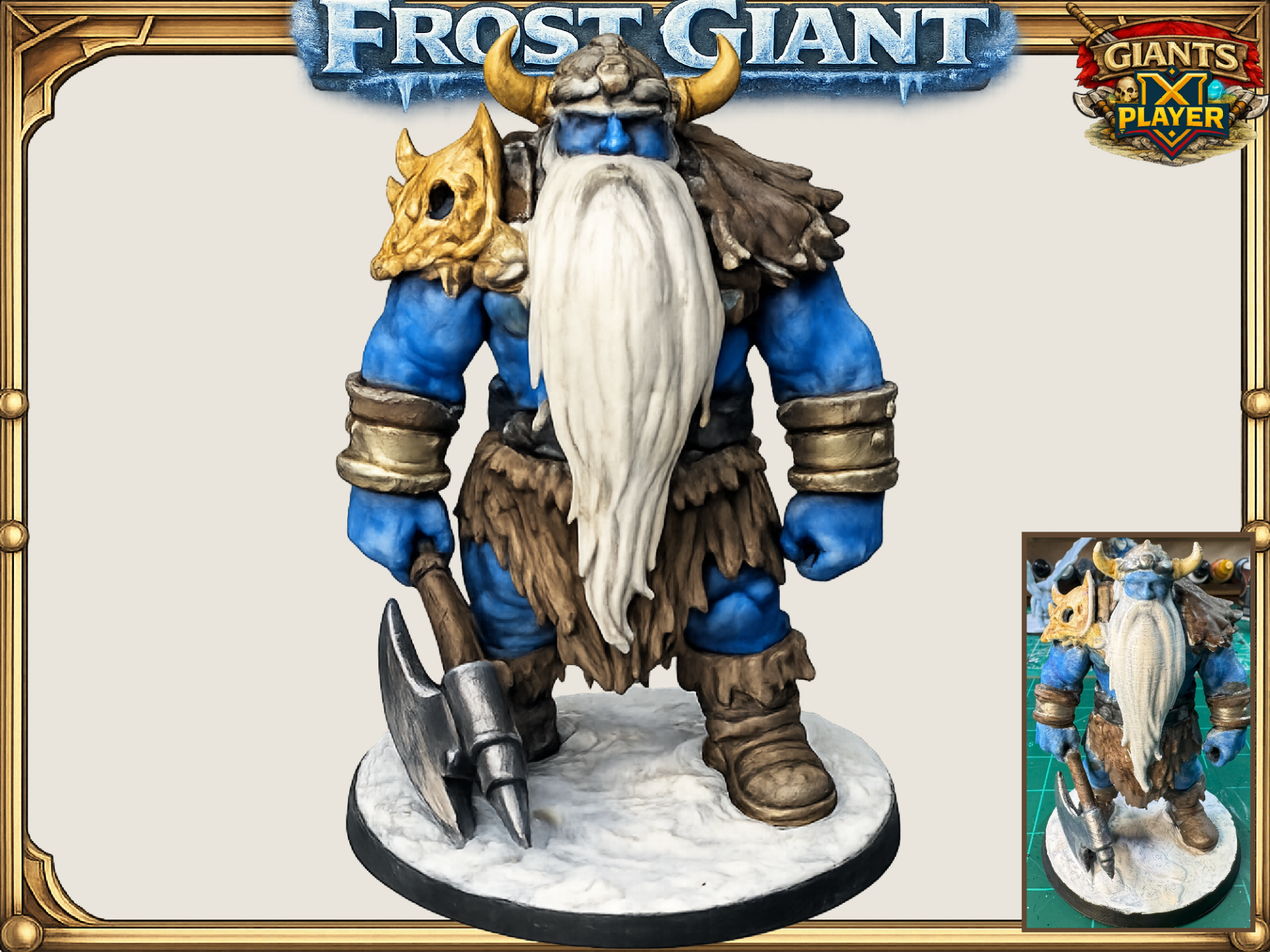 Frost Giant :  DnD D&D Pathfinder Mini