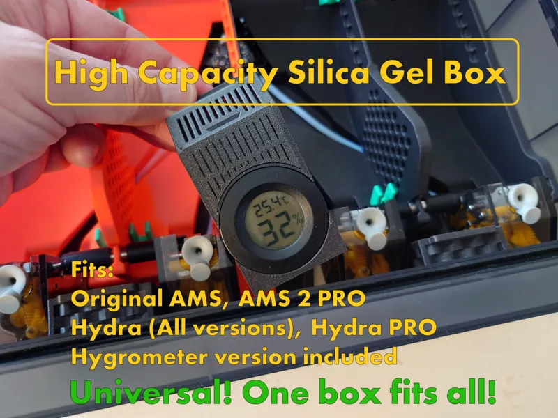 High Capacity AMS Silica Dry Box