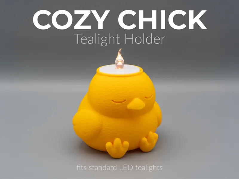 Cozy Chick - Tealight Holder