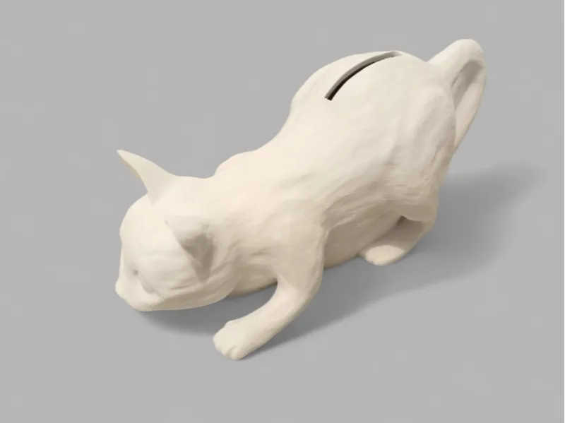 Cat piggy bank