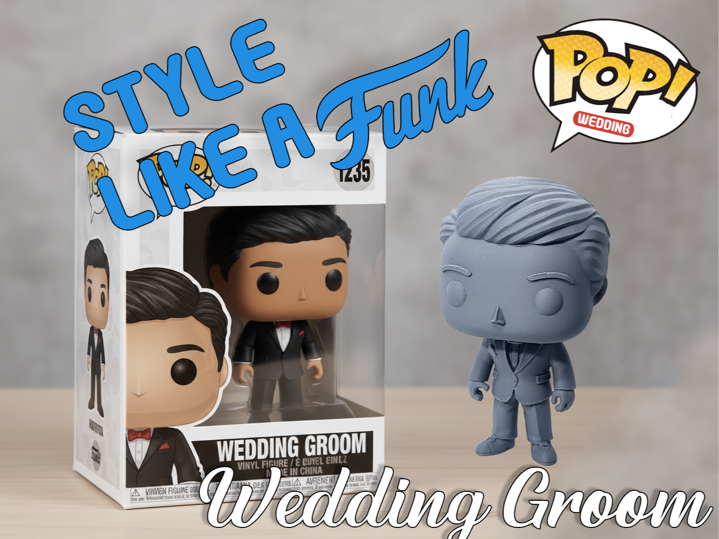 Wedding Groom style inspired by Funko pop