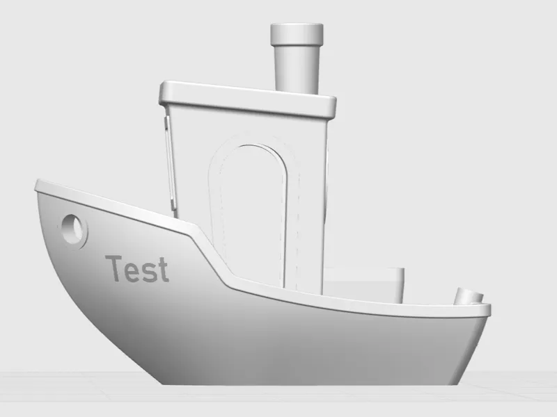 3DBenchy with engraving