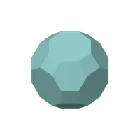 Sphère low poly — cuboctaèdre tronqué — photo 2