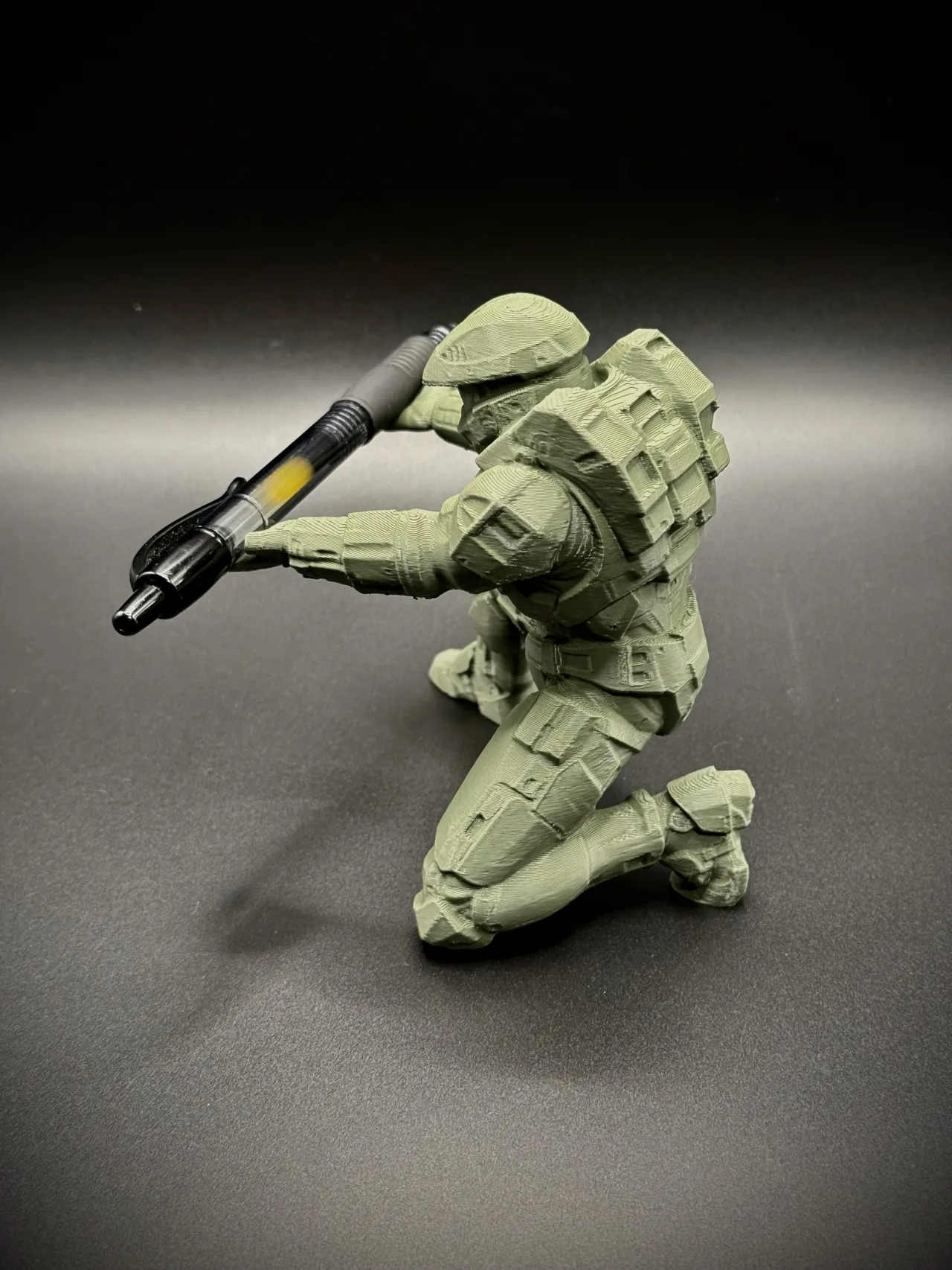 Halo Master Chief Pen Holder - Custom Desk Decor! view 3