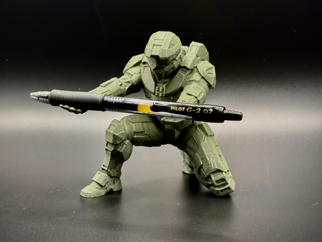 Halo Master Chief Pen Holder - Custom Desk Decor!