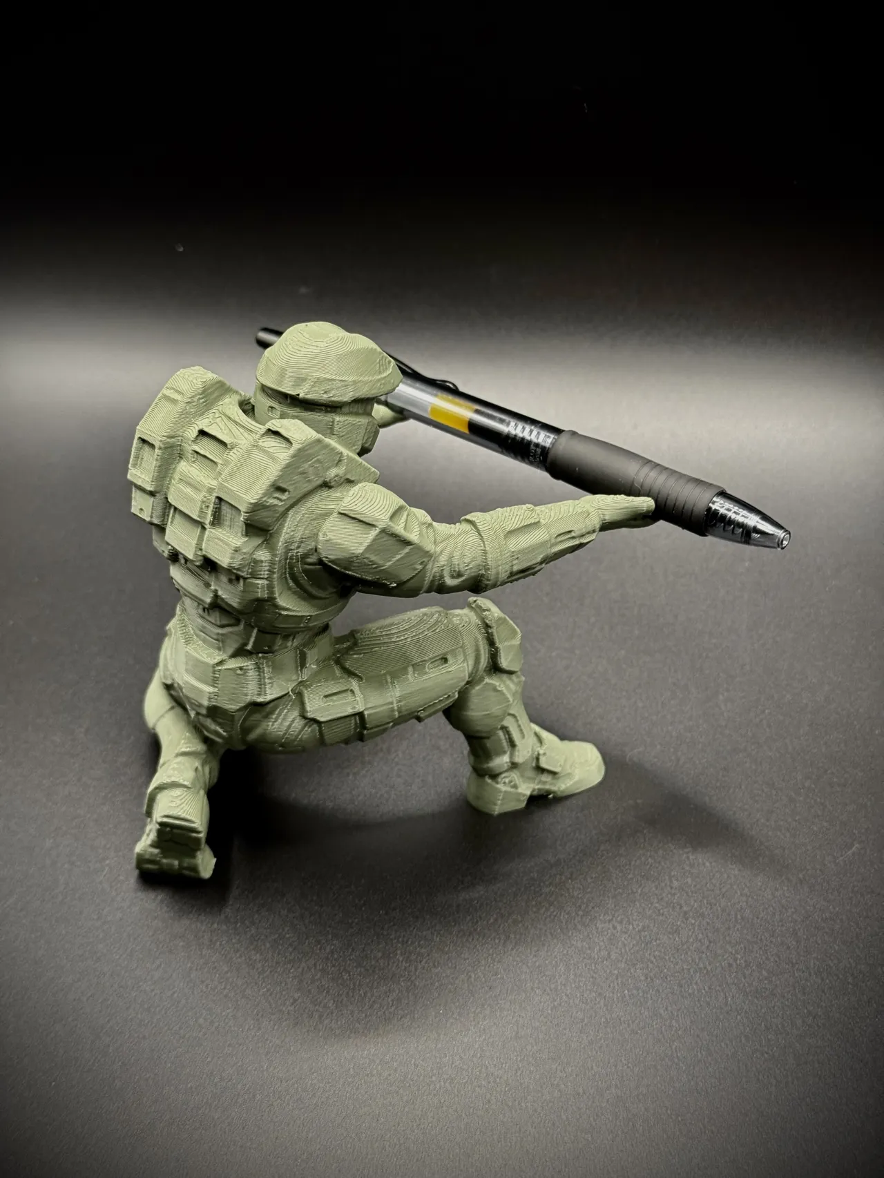 Halo Master Chief Pen Holder - Custom Desk Decor! view 2