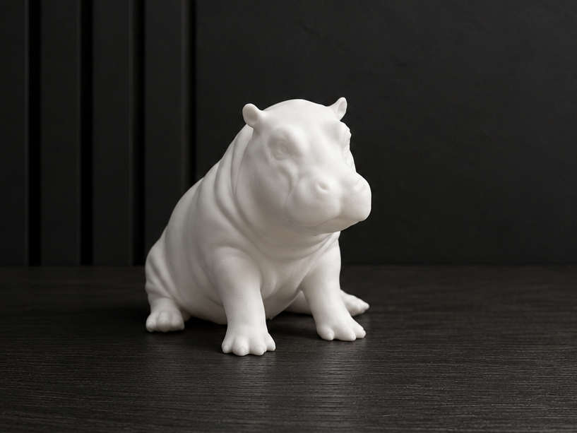 Sitting Hippopotamus - Animal 