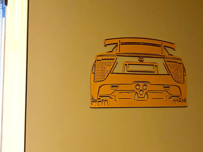 Lexus LFA Wall Art