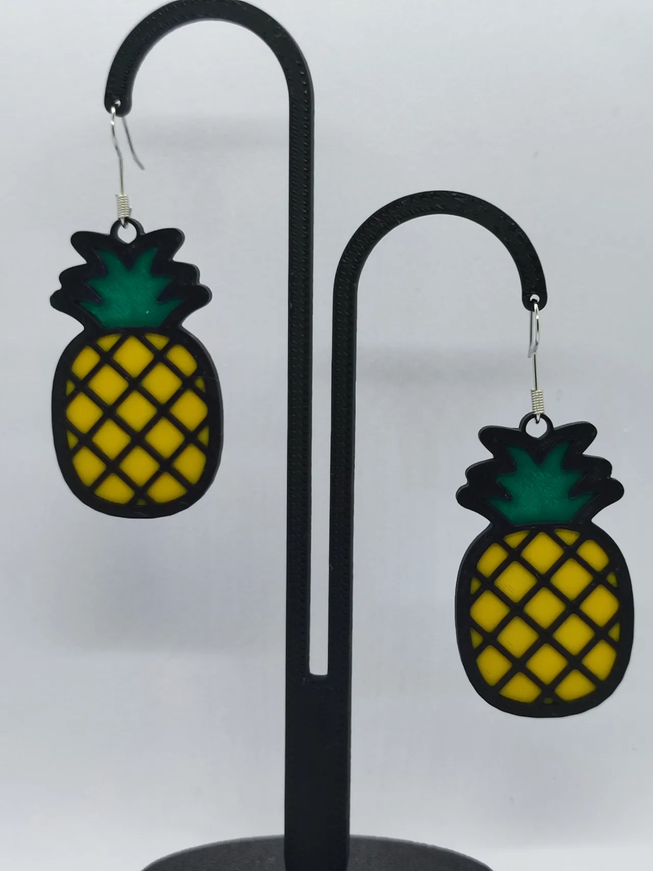 Pendientes Piñitas Tropicales view 3