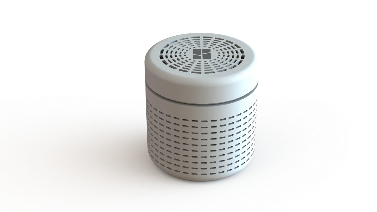 Desiccant container for Spool view 2