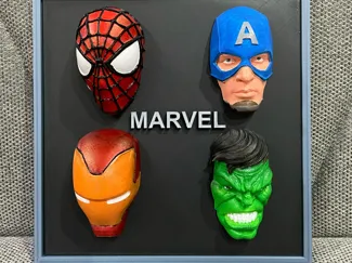 quadro eroi marvel