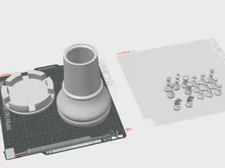 Chess set + Rook Storage Case