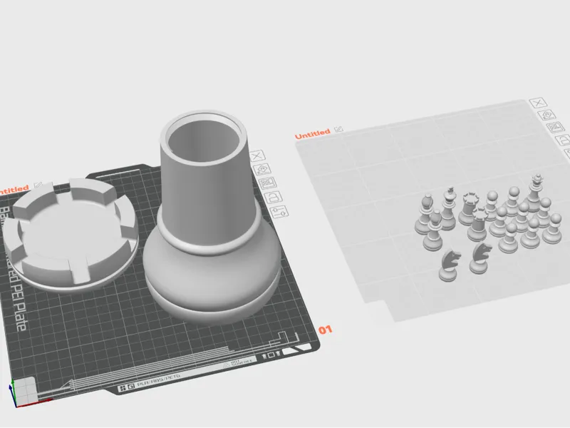 Chess set + Rook Storage Case