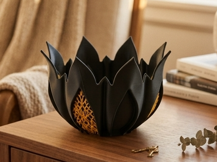 Lotus Bowl - Floral Decorative Catchall