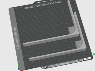 Rear Cooler Brackets for Brutalist Nature PC Case