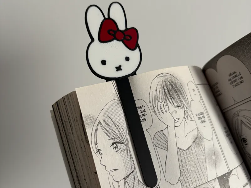 Bookmark Miffy x Hello Kitty 