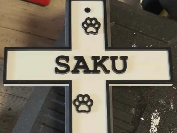 Cross for remembering your beloved cat