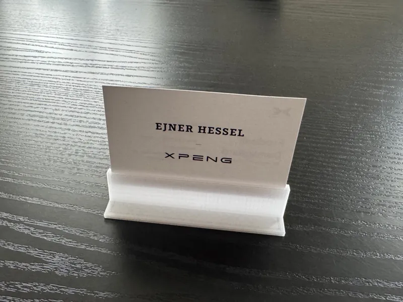 Taxi card holder