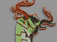 Flexi Dragon keychain