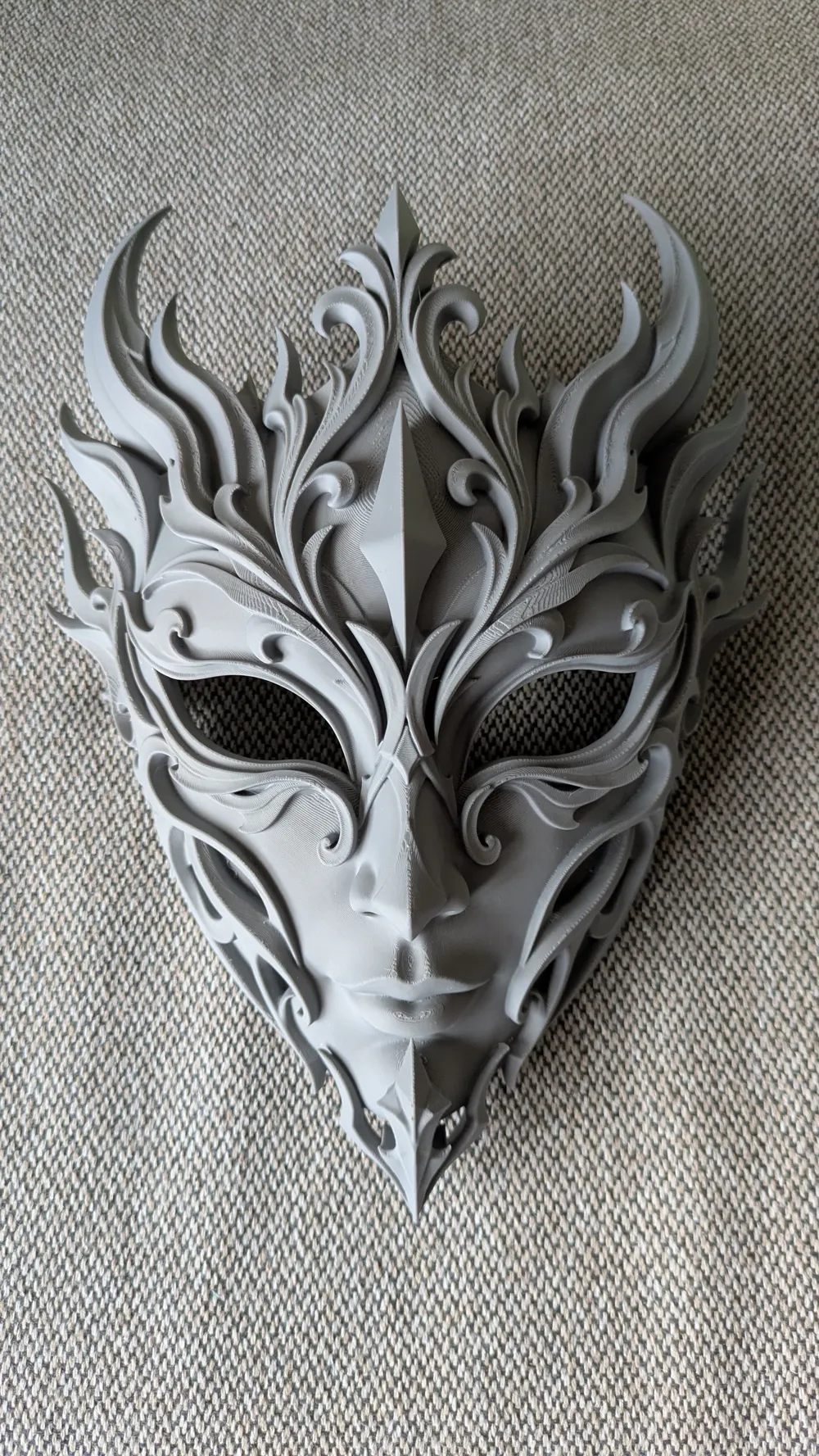 ARCANE BLOOM – ORNATE FANTASY MASK - Free 3D Print Model - MakerWorld
