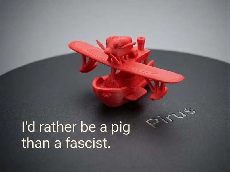 Porco Rosso Benchy –  Savoia S.21 Crimson Seaplane