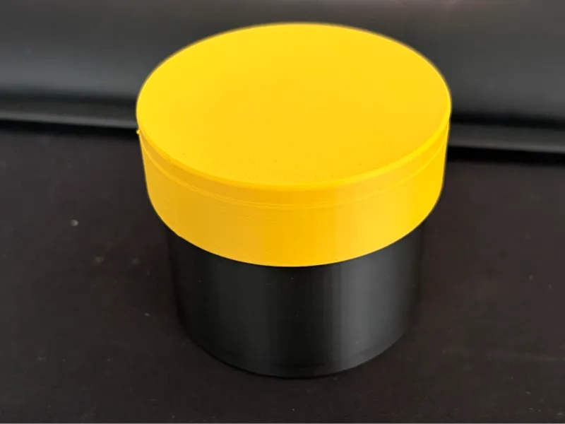 Runde Box mit Deckel