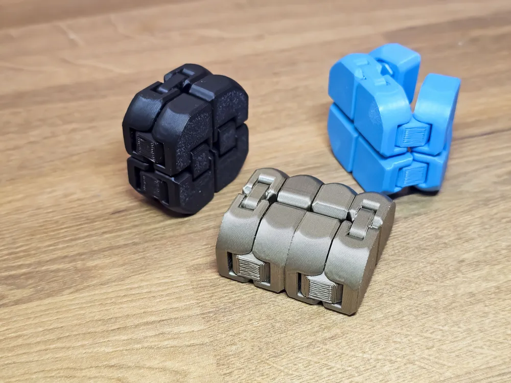Just Cube Fidget - Line · Cross · Clean - Free 3D Print Model - MakerWorld