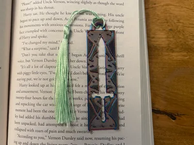 mini sword bookmark - quick print