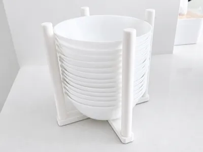 Kitchen dishware (plates and bowls) organizer