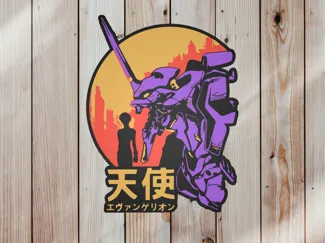 Evangelion Logo - EVA01