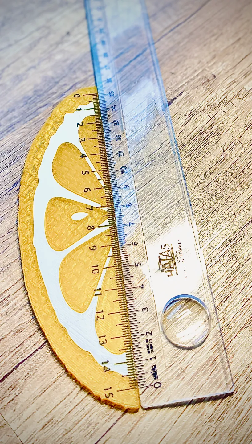 Lemon Slice Ruler by DevBigLife - MakerWorld